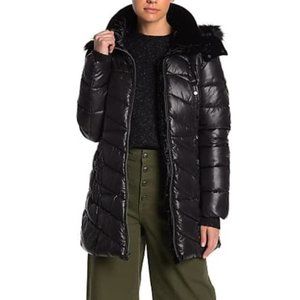 Andrew Marc Shirley Faux Fur trim Puffer Parka